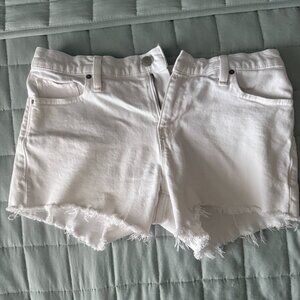 Hudson Jeans - White Denim Shorts - Size 27